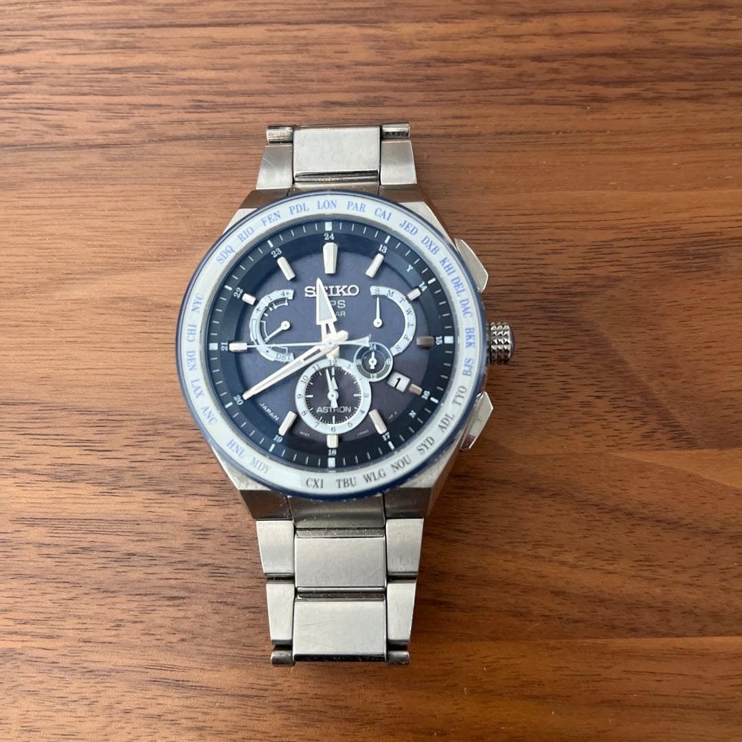 Seiko Astron SBXB173 Limited Edition GPS Solar 1.69in Case 6.69in Wrist