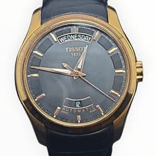 Tissot Couturier Automatic Day Date Rose Gold Men's Watch T035407A Swiss