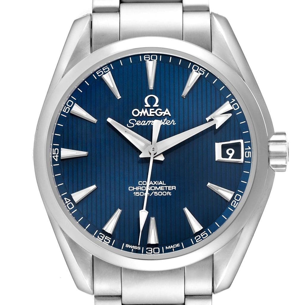 Omega Seamaster Aqua Terra 150M Blue Dial Steel Mens Watch 231.10.39.21.03.001
