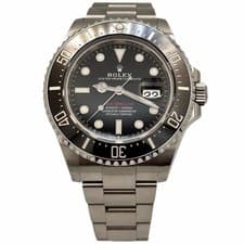 ROLEX SEA DWELLER 126600 43mm Red Letters Black Ceramic Steel Box&White Hand-tag