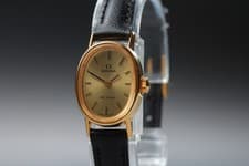 [Exc+5] Vintage 1977 OMEGA De Ville Cal.1100 Manual Winding Gold Women's Watch