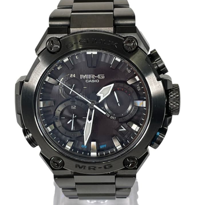 G-SHOCK WATCH MRG-B2000B-1A1JR MR-G SOLAR RADIO TITANIUM BLACK DIAL MEN'S 45MM