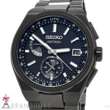 Seiko Men s Wristwatch Astron NEXTER Solar Radio Titanium Black Dial SBXY087 8B6