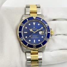 2003 Rolex Submariner Date Bluesy 16613 40MM Blue Two-Tone Yellow Gold F-Serial