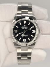 Rolex Explorer 224270 Silver Oyster Bracelet with Silver Bezel