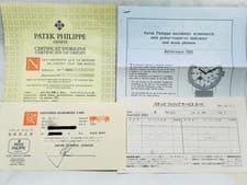 Patek Philippe 5015 Pocket Watch Warranty & Registration Certificates Used From