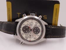 IWC PILOT SPITFIRE DOUBLE CHRONOGRAPH 3718 WITH PAPERS ANNO 2015 AUTOMATIC WATCH