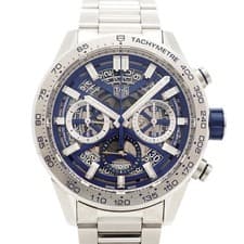 TAG HEUER WATCH CARRERA CBG2019 AUTOMATIC CHRONOGRAPH DATE SKELETON DIAL MEN'S
