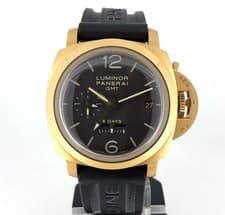 Panerai Luminor 1950 GMT 8 Days PAM00289 18K Rose Gold 44mm Watch Box & Papers