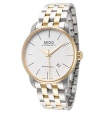 Mido Two-Tone Gold and Silver Classic Baroncelli Automatic Watch men’s