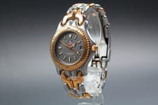 [Near MINT]  TAG Heuer Professional S/el S95.206K Black Qz Mens Watch From JAPAN