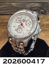 TAG Heuer CG1116 38mm Mens SEL Professional Chronograph Quartz Watch Silver
