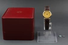 [Near MINT w/Box] OMEGA De Ville Cal.1459 Quartz Vintage Gold 22mm Women's Watch