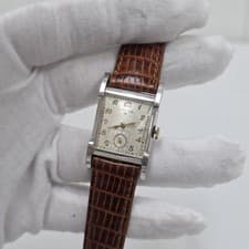 Gruen 21 Precision 21J 10K Gold Filled Manual-Wind Tank Mens Watch Ref: 335-651