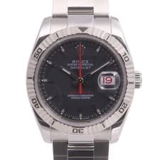 ROLEX Datejust Turn-O-Graph 116264 Automatic Watch 18K WG Stainless Steel
