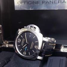 Panerai 44mm Black Dial 1950 3 Days Auto Luminor Marina PAM1312 PAM01312 (2017)