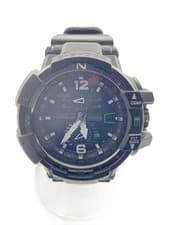 CASIO G-SHOCK Solar Analog Digital Black Sport Watch Near Mint JAPAN