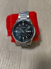 Citizen Exceed AT6030-51E Radio Solar Black Dial Men's Watch Used