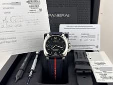 2022 Panerai Luminor Marina PAM01312 PAM 1312 44mm Black Dial Steel Box Papers