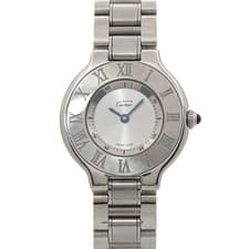 Cartier Must 21 W10109T2 Quartz Silver Dial Ladies Watch 90319560