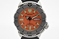 [NEAR MINT] SEIKO Orange Monster 7S26-0350 Diver's Automatic Men's Watch JAPAN