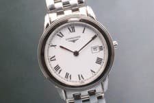 [Exc+5] LONGINES Flagship L4.736.4 Roman Dial Quartz Men's Watch From JAPAN