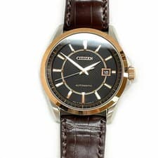 N Used Citizen Automatic Collection 9011 S100488 Pink Gold Color Bezel x Black D
