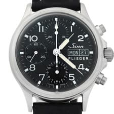 Sinn Freeger Chronograph 356 Automatic Black Dial Men