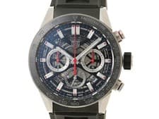 TAG HEUER WATCH CARRERA CALIBRE HEUER 02 CHRONOGRAPH CBG2010.FT6143 GREY MEN'S