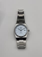 Tissot PRX Powermatic 80 Ice Blue 40mm Automatic Watch Full Set Extra Strap.