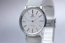 1972 Near MINT OMEGA De Ville 33mm 111.0107 Manual Silver Dial Men's Vintage
