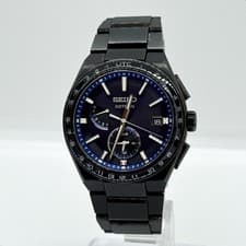 SEIKO ASTRON SBXY041 8B63-0BB0 Solar Radio Titanium Men's Watch Working