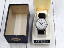 CITIZEN SUPER DELUXE Stainless Steel White Dial Cal.9202 Watch Manual Winding