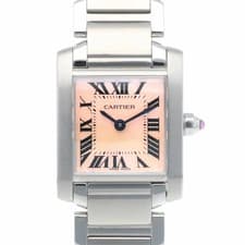 CARTIER Tank Française SM Watch CARTIER Stainless Steel 3217 Quartz Ladies CARTI