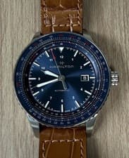 Hamilton Khaki Aviation Converter Auto Blue Dial H76645540 42mm New w/ Box Card