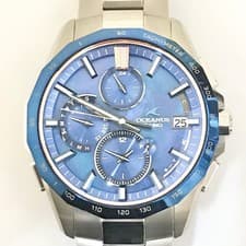 Casio Oceanus Manta OCW-S4000E-2AJF Radio Solar Titanium Men's Watch Used
