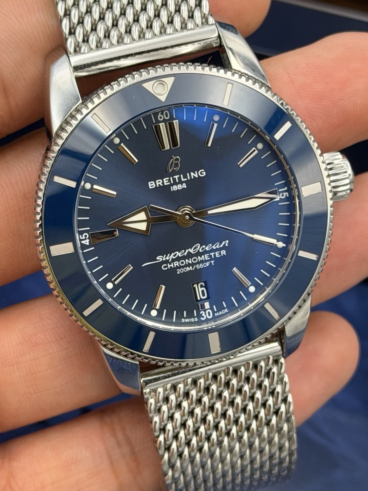 Breitling Superocean Automatic Heritage 44 Blue AB2030
