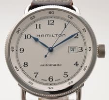 [NEAR MINT] Hamilton Khaki Navy Pioneer H777150 White Dial 43mm Marine Automatic