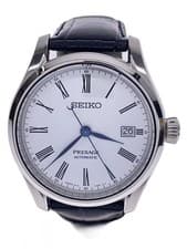 SEIKO PRESAGE Automatic Mechanical Watch Analog Rubber BLK BLK SS 6R15 03V0
