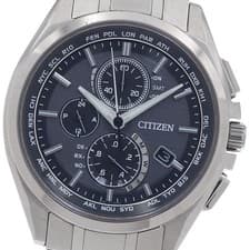 Citizen AT8040 57E H804 T018696 Attesa Solar Wristwatch Titanium Black