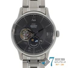 125988 ORIENT F6L2 UAA0 Sun Moon black dial SS automatic with  genuine box wrist