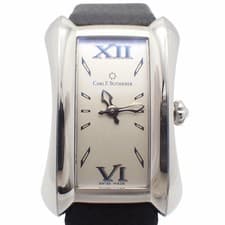 Carl F. Bucherer Alacria Ladies Watch Siler Dial External Belt/Genuine Buckle