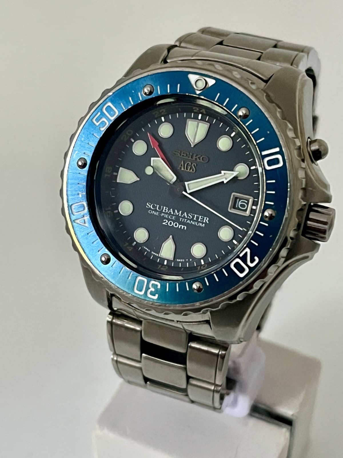 Seiko Scubamaster 5M45-6A30  Kinetic watch - UK Seller