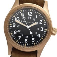 HAMILTON H694590 Khaki Field Mechanical Bronze Men's Watch From Japan G0419