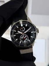 Ulysse Nardin Diver Titanium Black Dial 44mm 2019 Complete Set 1183-170-3/92