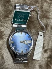 Seiko LM Automatic Watch Unisex 38mm Blue Dial Used