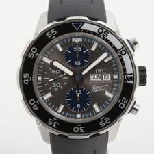 IWC Aquatimer Cousteau Divers IW376706 SS SS & Rubber AT Gray-Face