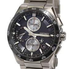 Seiko Astron Nexstar SBXC15 Solar Radio Titanium Black Dial Used