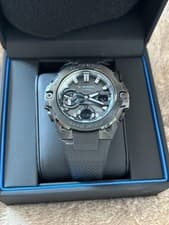 Casio G-STEEL GST-B400BB-1AJF Radio Solar Men's Watch Used G419