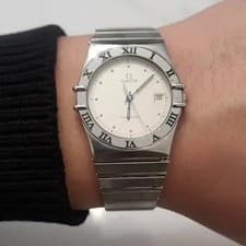 Omega Constellation Quartz Wristwatch Men's 35mm with Bracelet Official